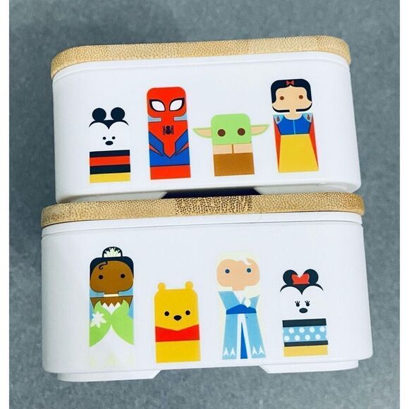 Disney Unified Bento Box Lunch Snack Containers 100 Years - Picture 6 of 6